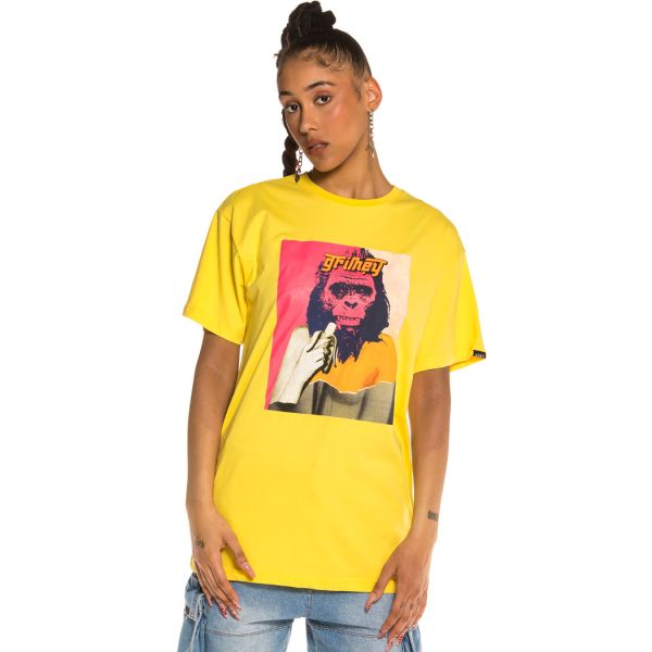 Camiseta Unisex Grimey Eloquent Rage Tee SS20 Yellow